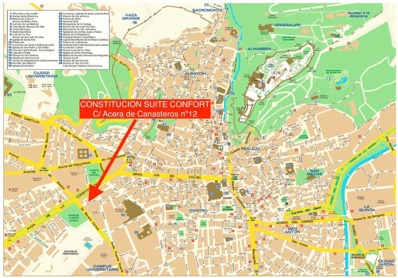 Constitucion Suite Confort I Гранада Екстер'єр фото